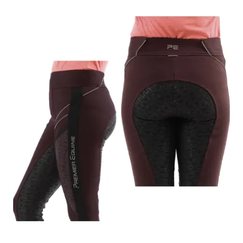 PE Astrid Kids Full Seat Gel Pull On Riding Tights