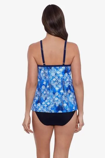PENBROOKE- WOMEN'S HIGH NECK MAGIC CARPET TANKINI
