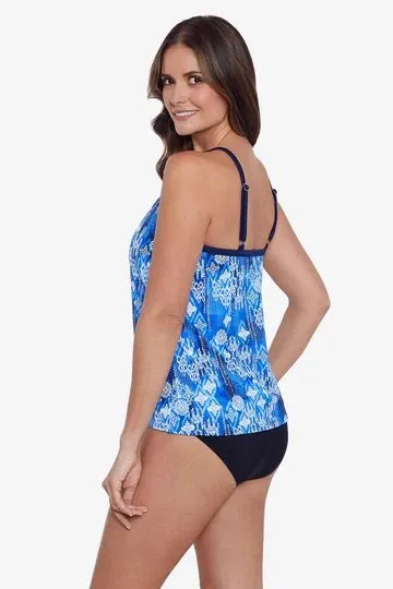 PENBROOKE- WOMEN'S HIGH NECK MAGIC CARPET TANKINI