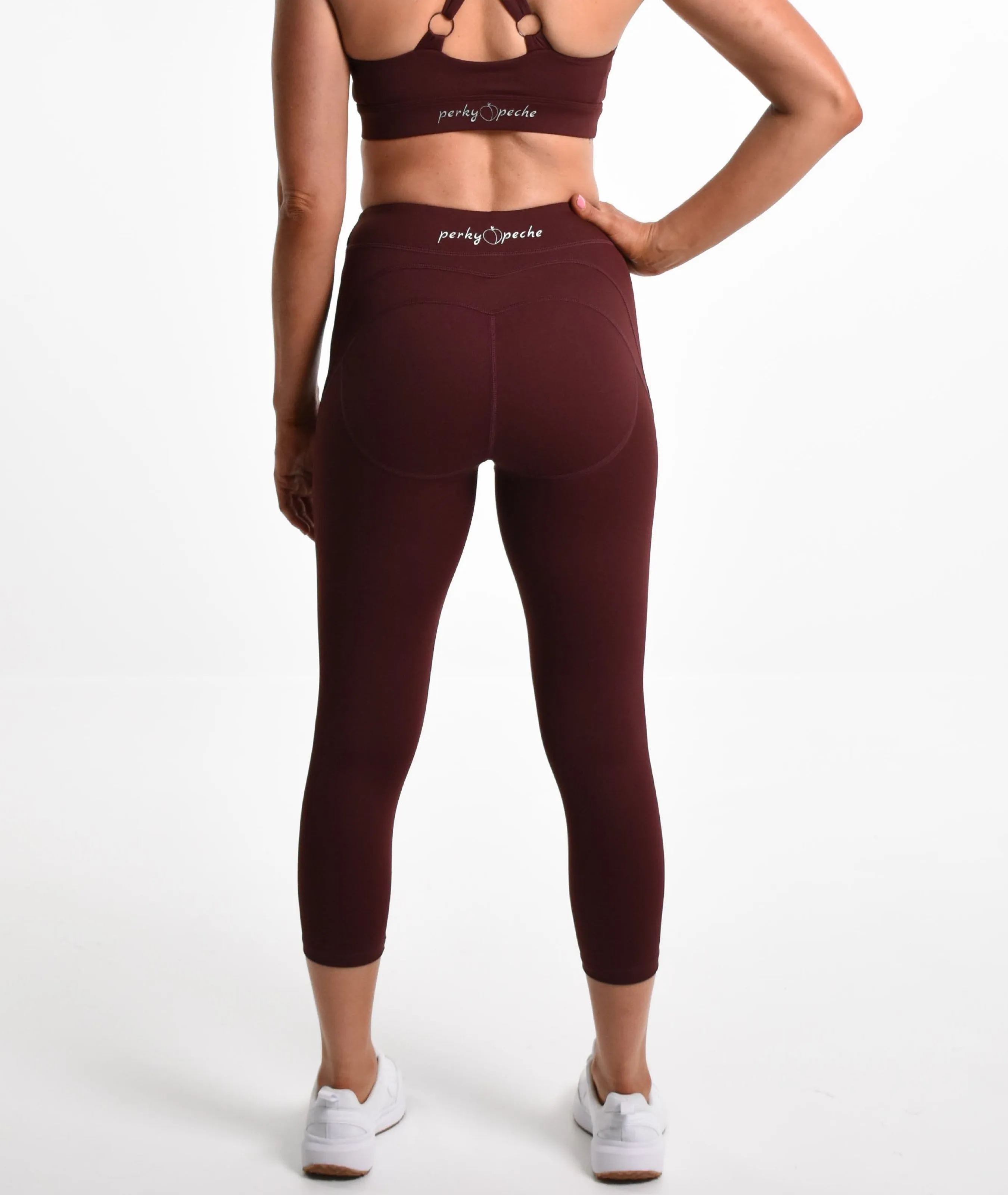 Perky Lift 7/8th Booty Tight - Maroon