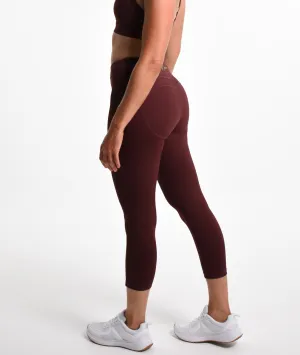 Perky Lift 7/8th Booty Tight - Maroon