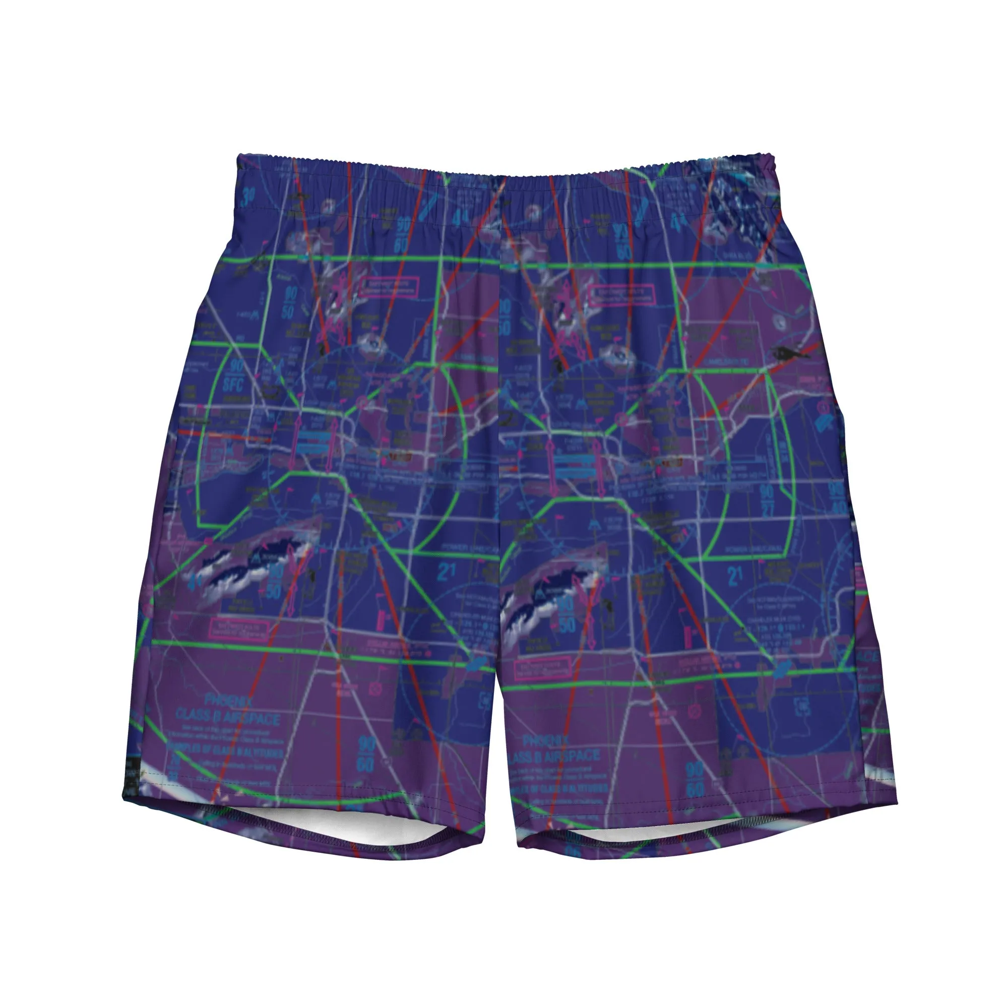 Phoenix TAC Chart men's swim trunks (invert)