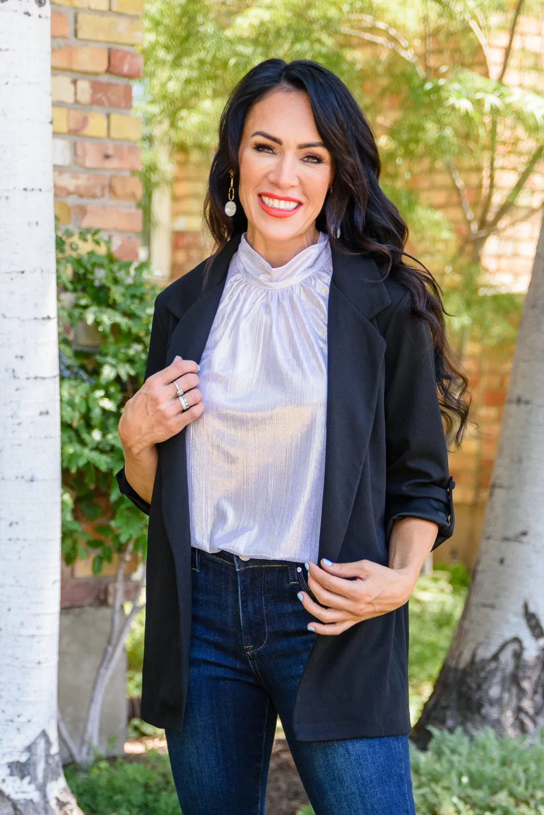 Photo Op Sleeveless Blouse