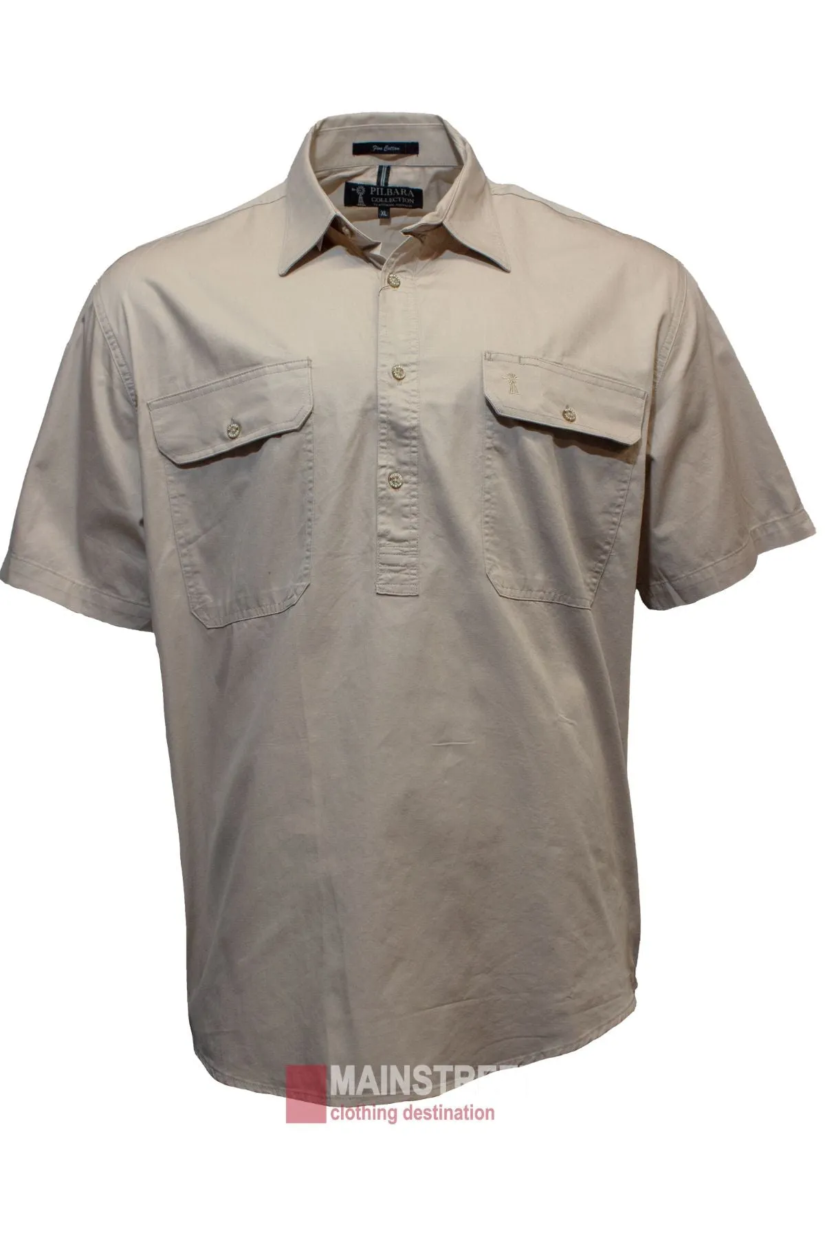 Pilbara Short Sleeve Closed Front