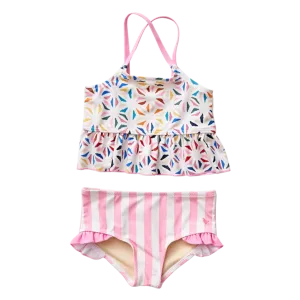 Pink Chicken Joy Tankini