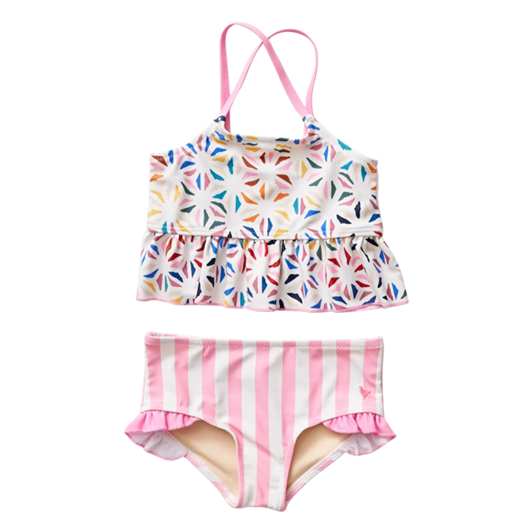 Pink Chicken Joy Tankini