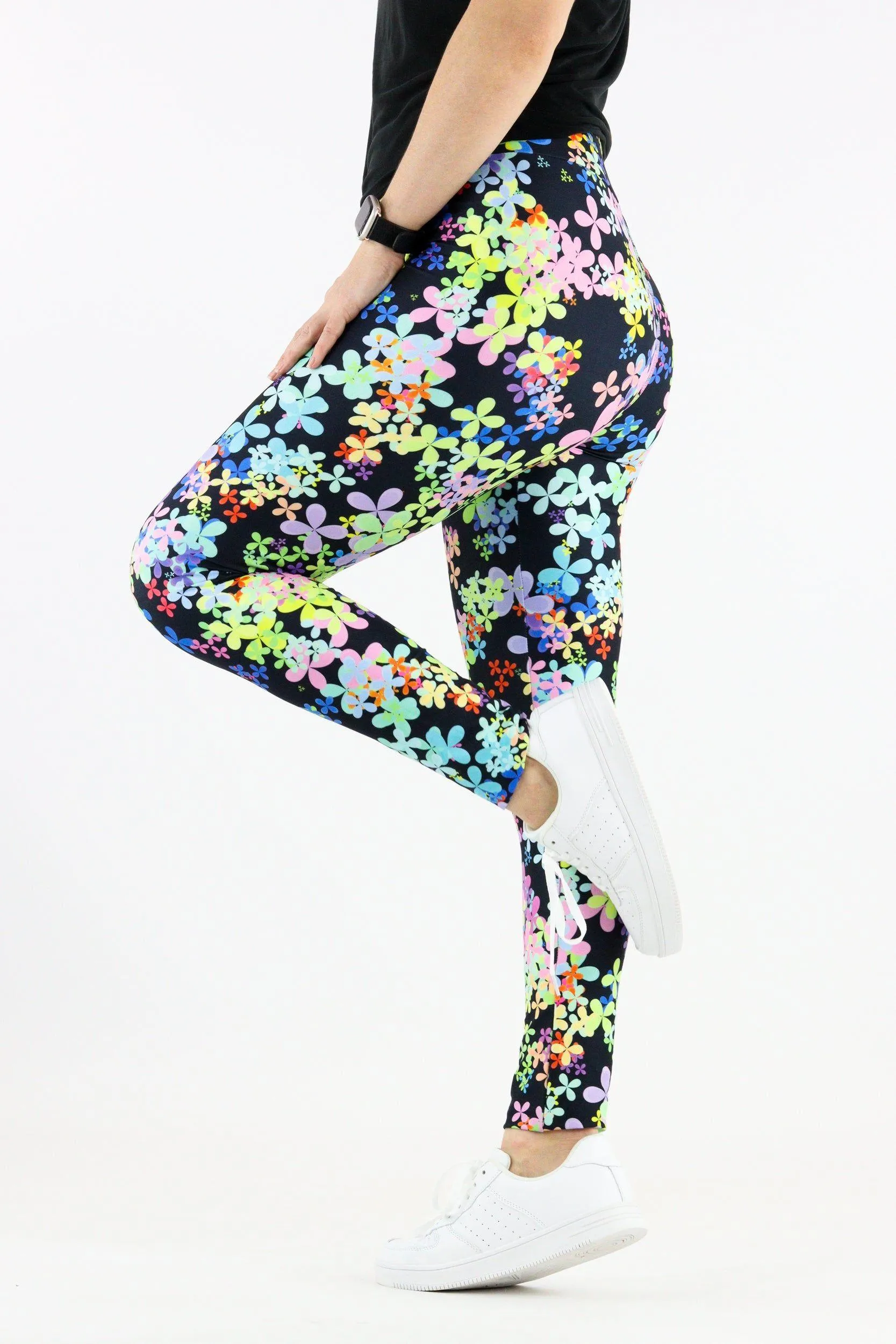 Plethora Flora - Casual Full Leggings