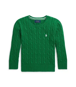 Polo Ralph Lauren - Boys - Long Sleeve Cable-Knit Cotton Sweater