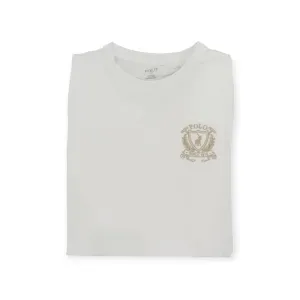 Polo Women's Amy Crested Short Sleeve T Shirt White