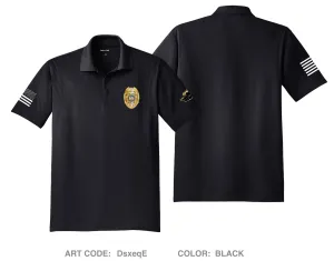 Pottsville school district police department Hi-Tech Performance SS Polo - DrC8PG