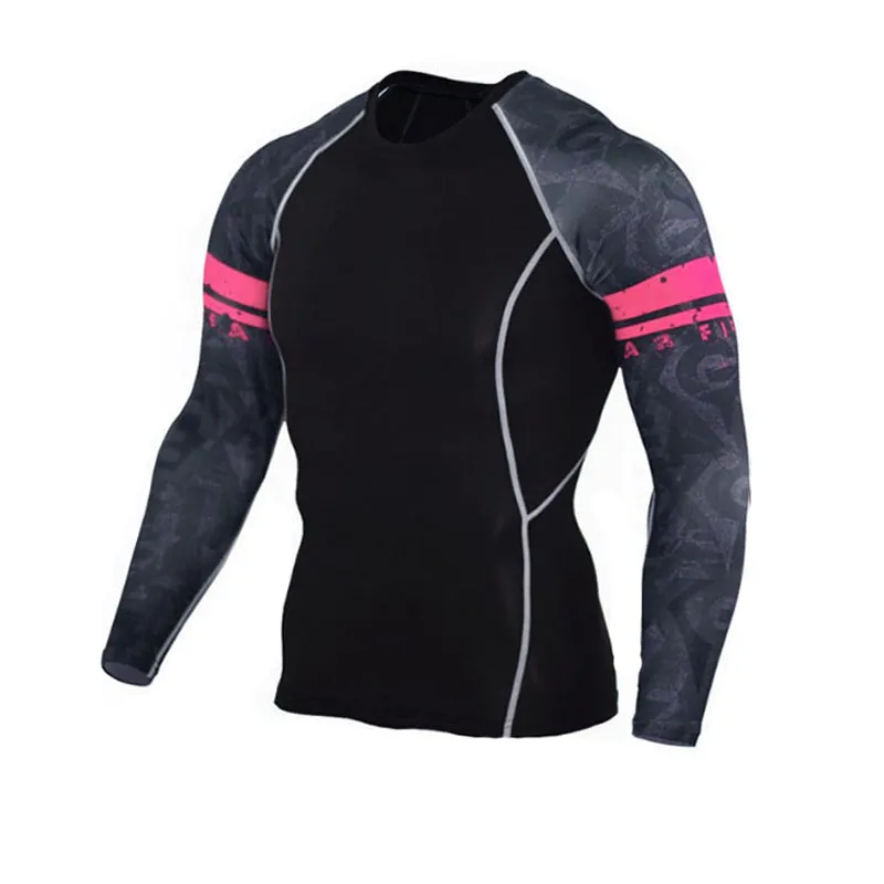 Premium Men’s Compression Sportswear Set – Gym Tights & Rashguard, Workout & Running Tracksuit, Training Clothes for Jogging