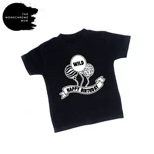 Printed - Wild birthday balloons top