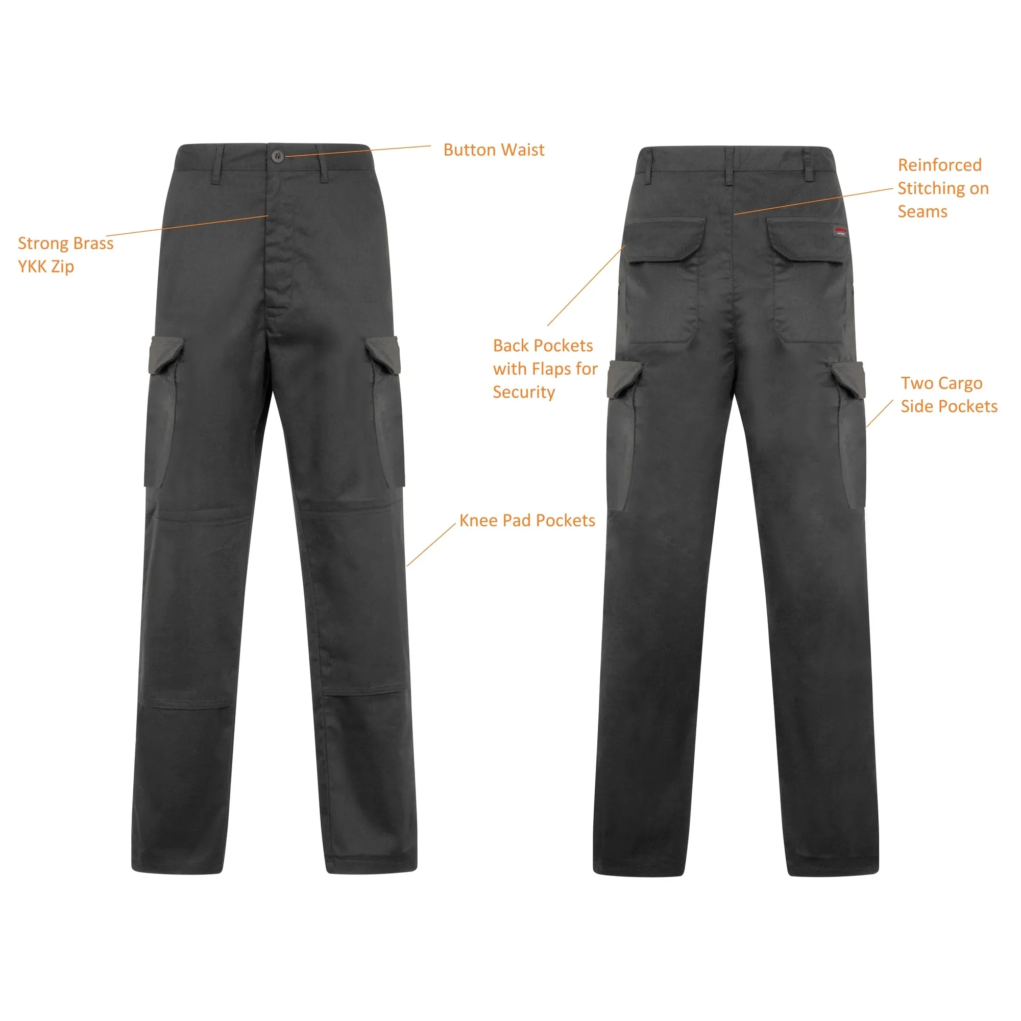 Proluxe Twin Pack Endurance Cargo Combat Work Trouser