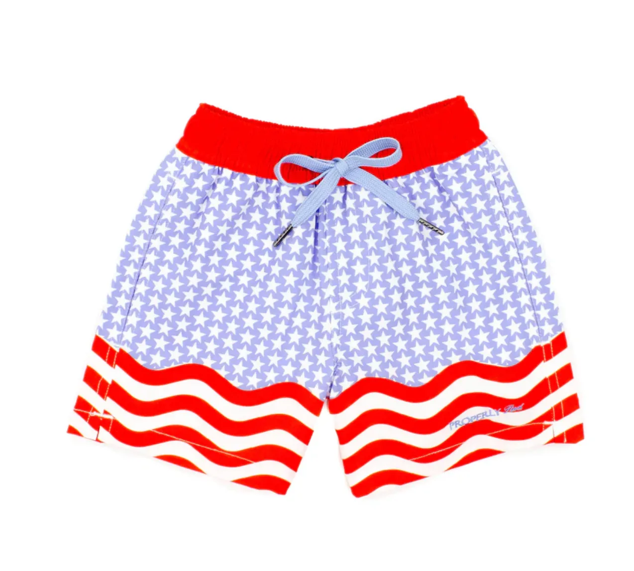 Properly Tied: Boys Riviera Swim Trunk Freedom