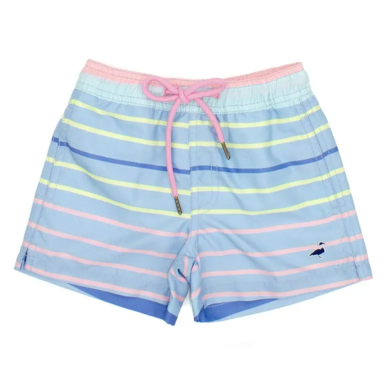 Properly Tied LD Swim Trunk in Santa Monica Stripe