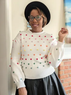 RAINBOW 🌈 DOTS SWEATER