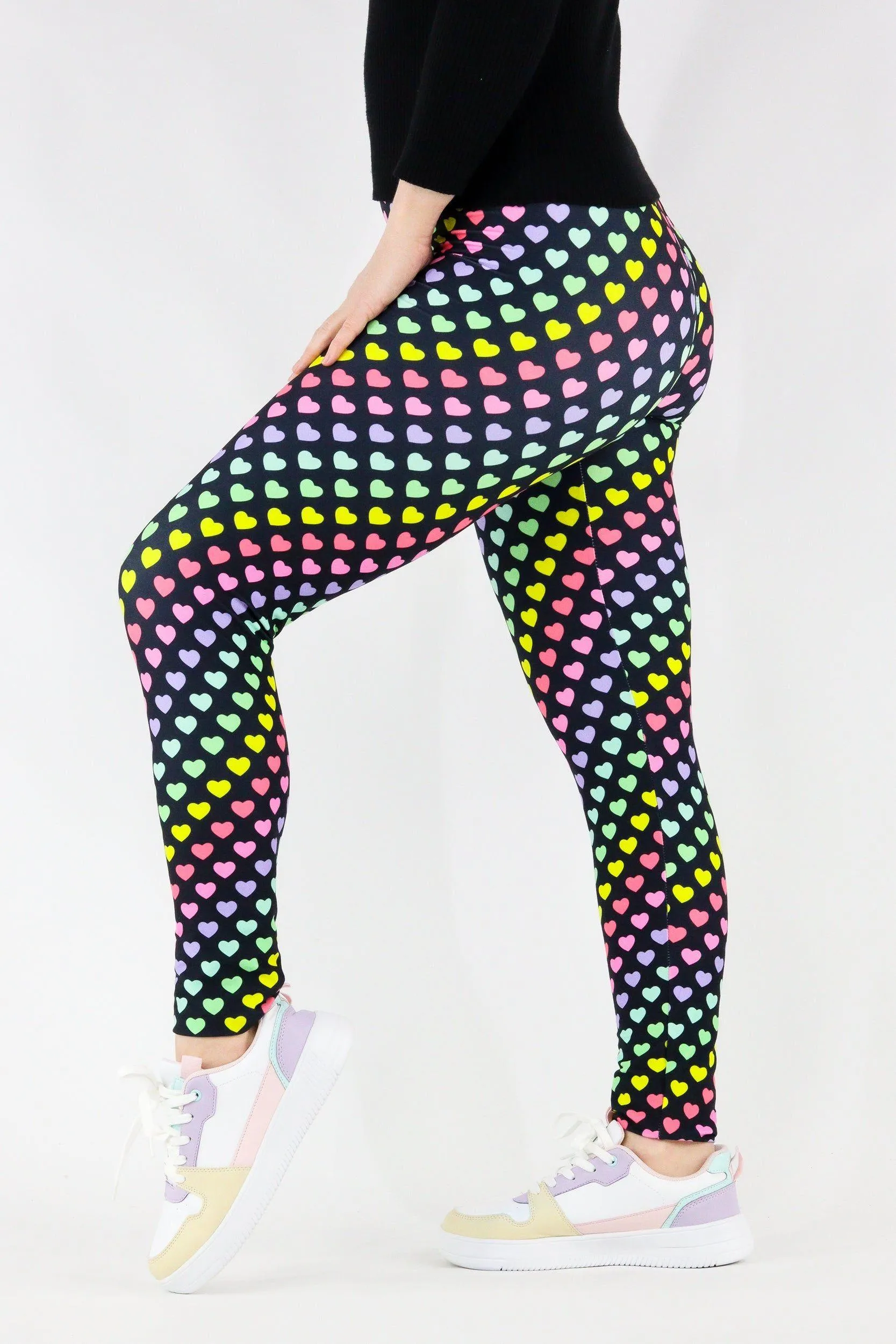 Rainbow Love - Casual - Long Full Leggings