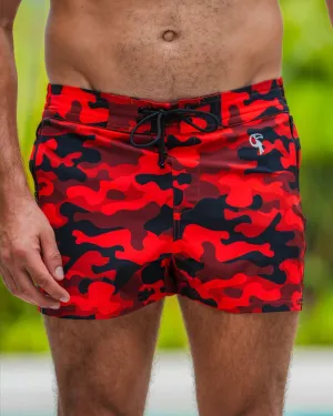 Red Camo - 3"