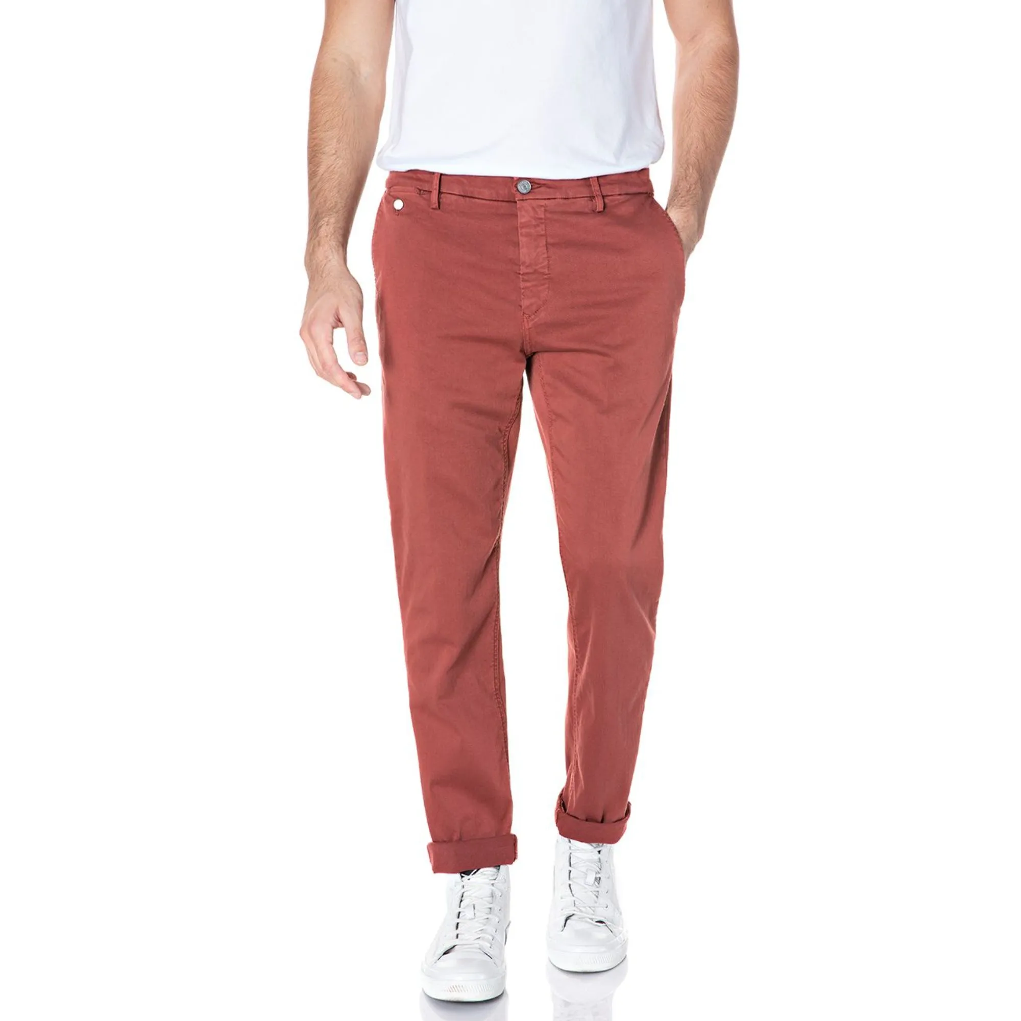 Replay Men's Regular fit Benni chino trousers