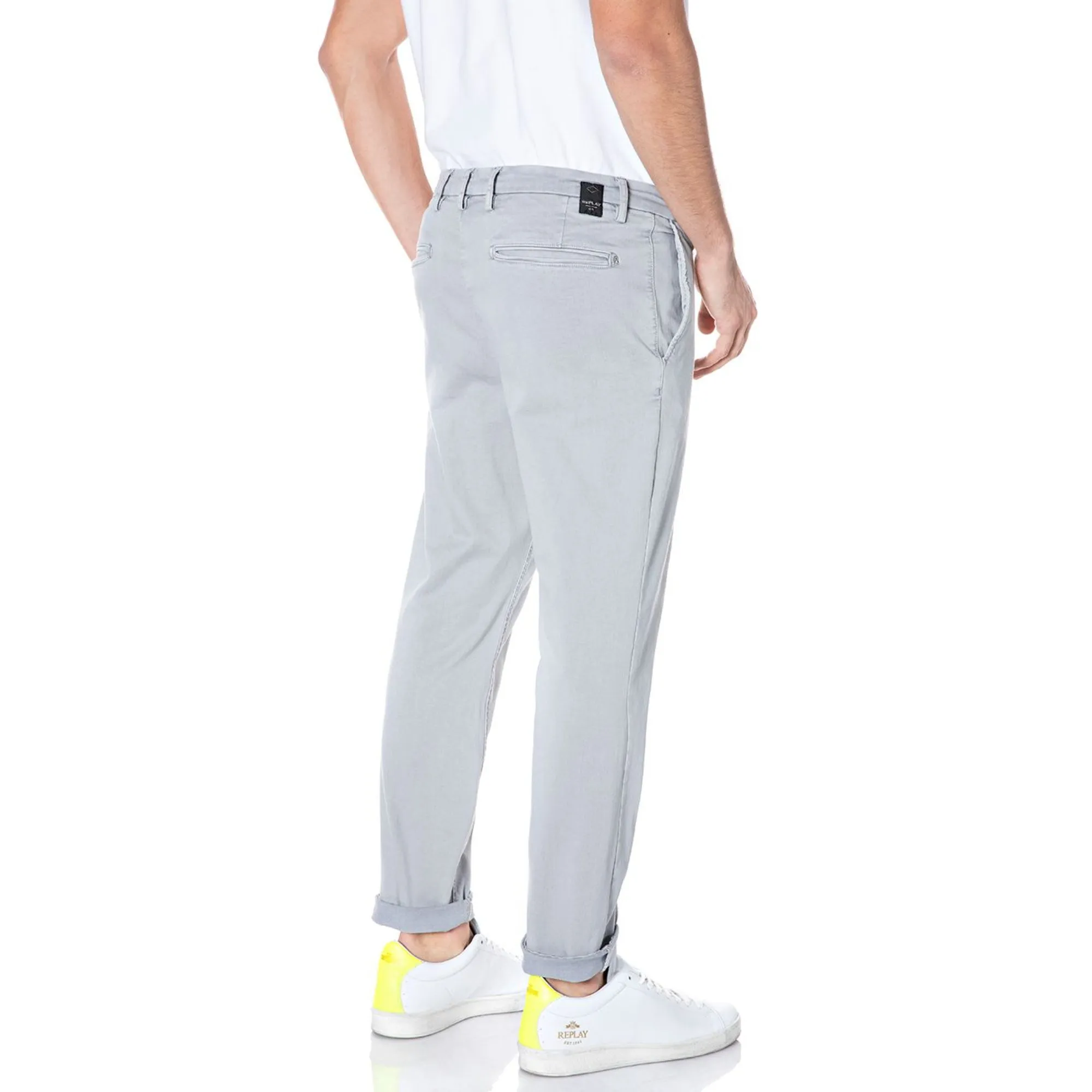Replay Men's Regular fit Benni chino trousers