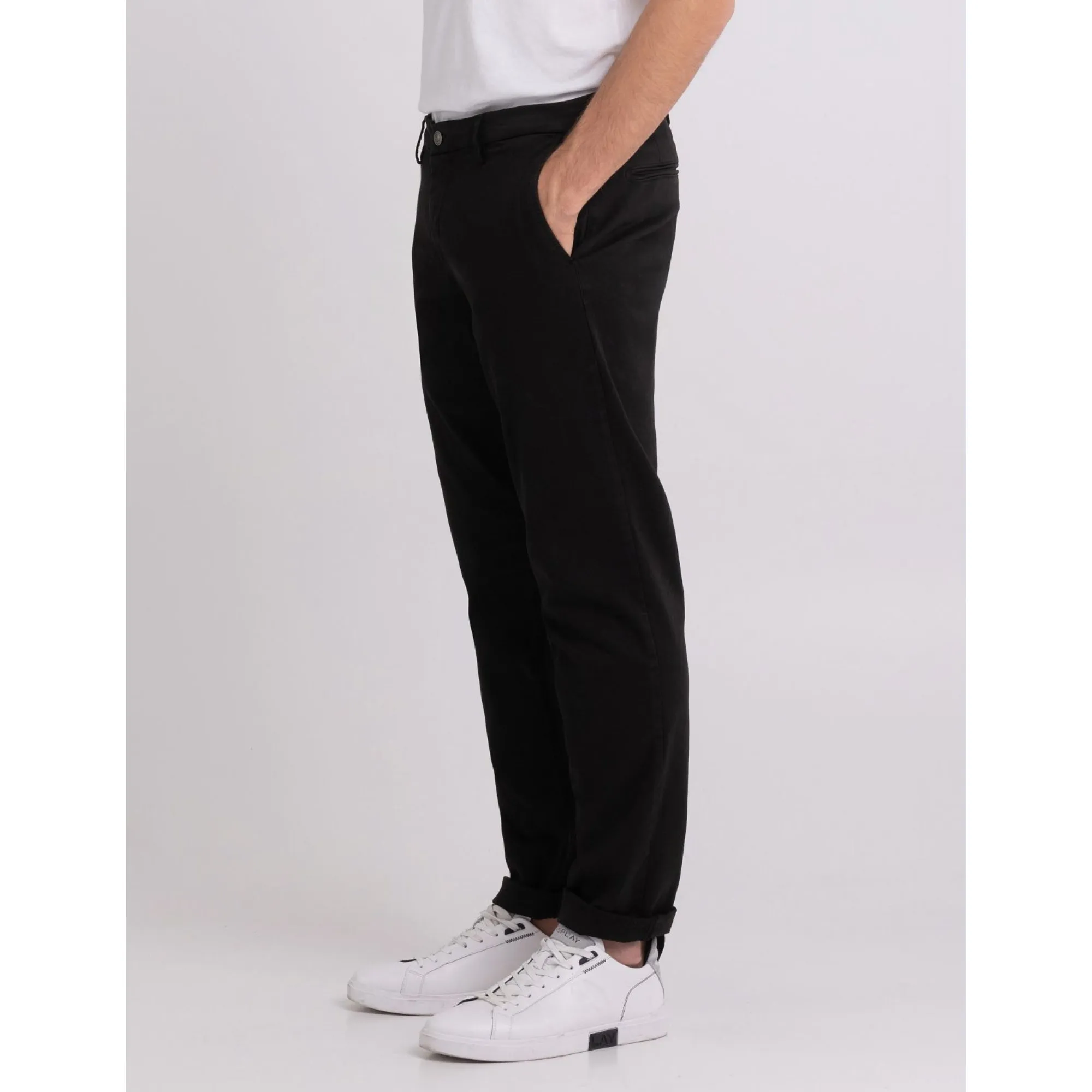 Replay Men's Regular fit Benni chino trousers