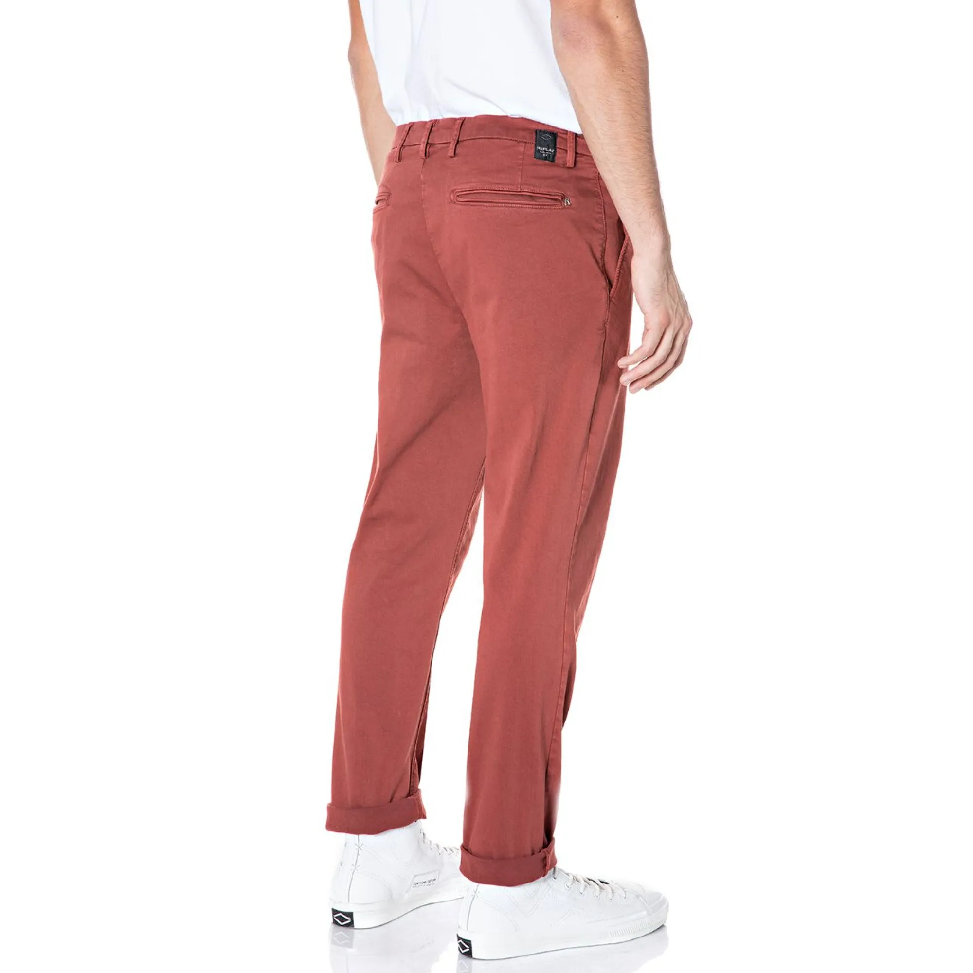 Replay Men's Regular fit Benni chino trousers