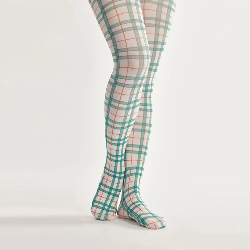 Retro Oil Painting Printed Tights