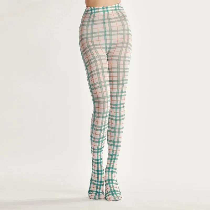 Retro Oil Painting Printed Tights