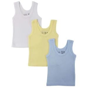 Rib Knit Sleeveless Tank Top Shirt 3-Pack (NB,S,M,L)