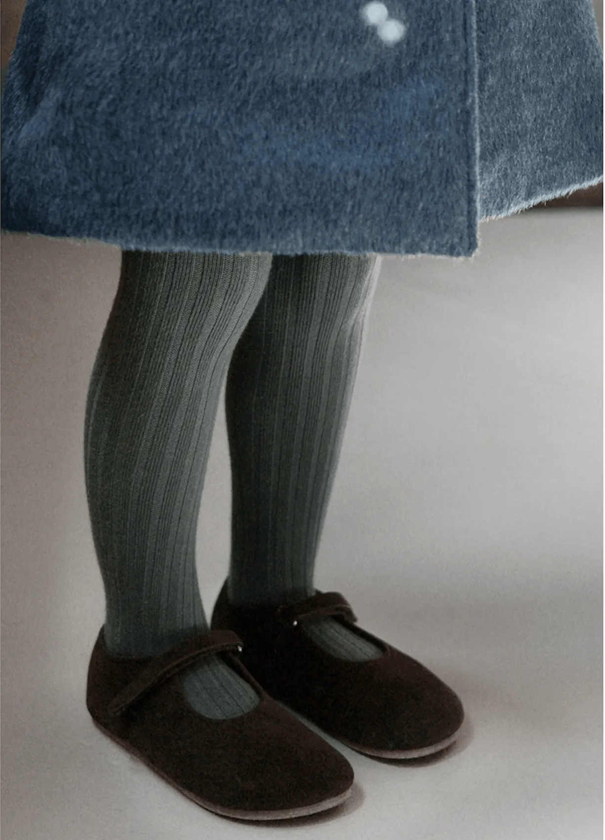 Ribbed Cotton Tights