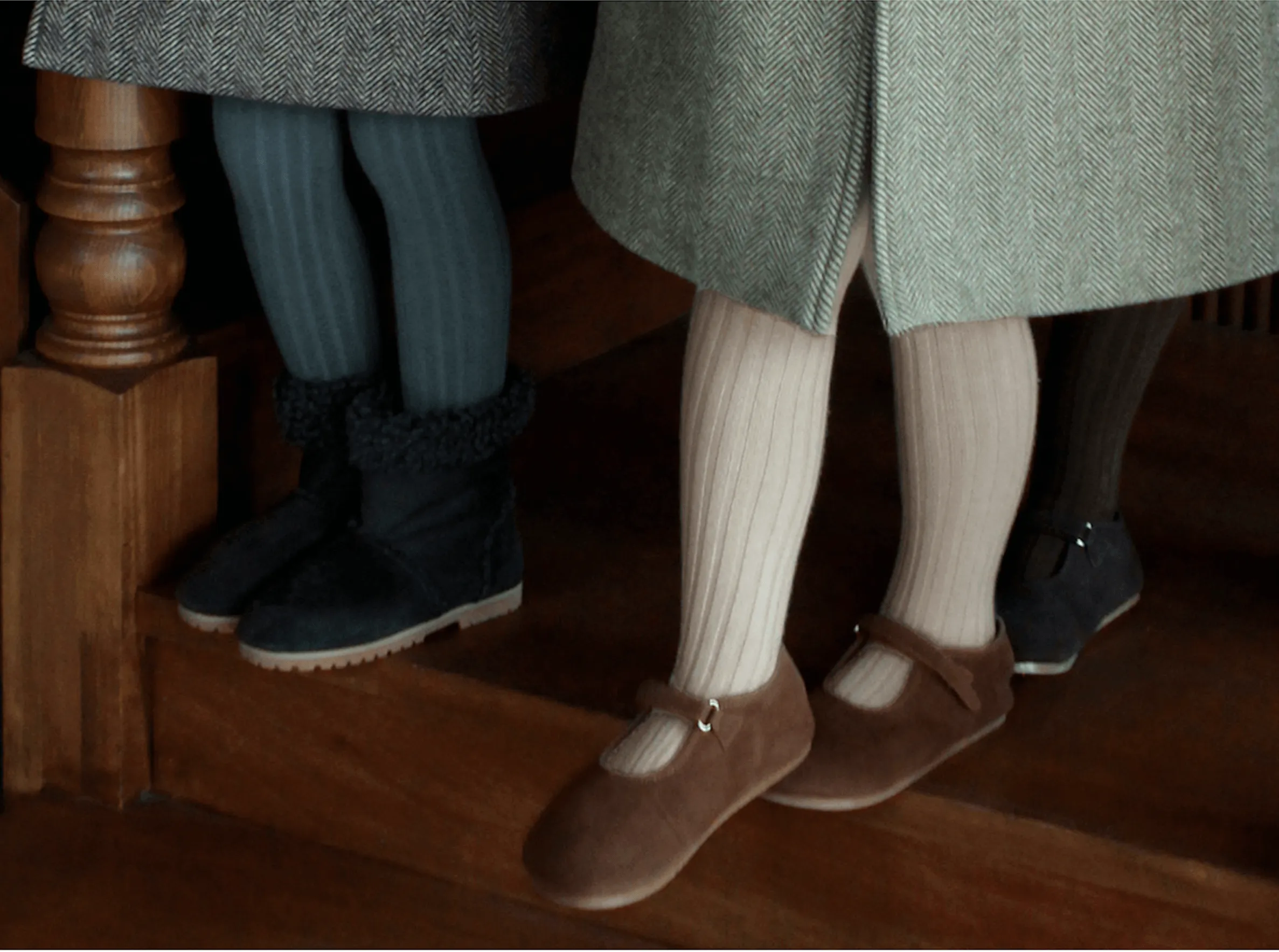 Ribbed Cotton Tights