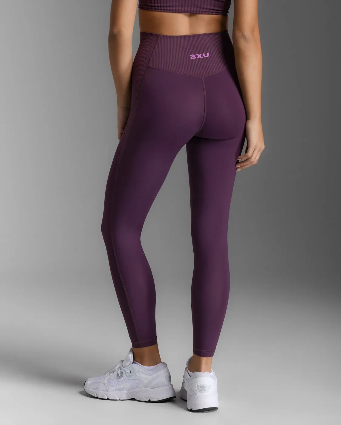 Ribbed Hi-Rise Compression Tights