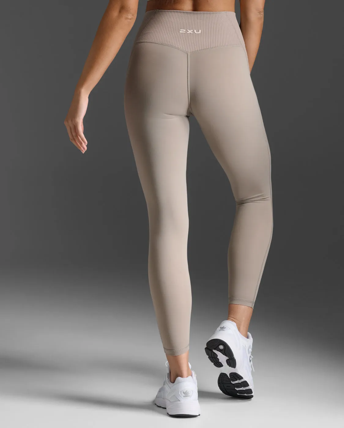 Ribbed Hi-Rise Compression Tights