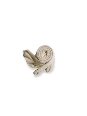 Ribbed Tights - Oatmeal