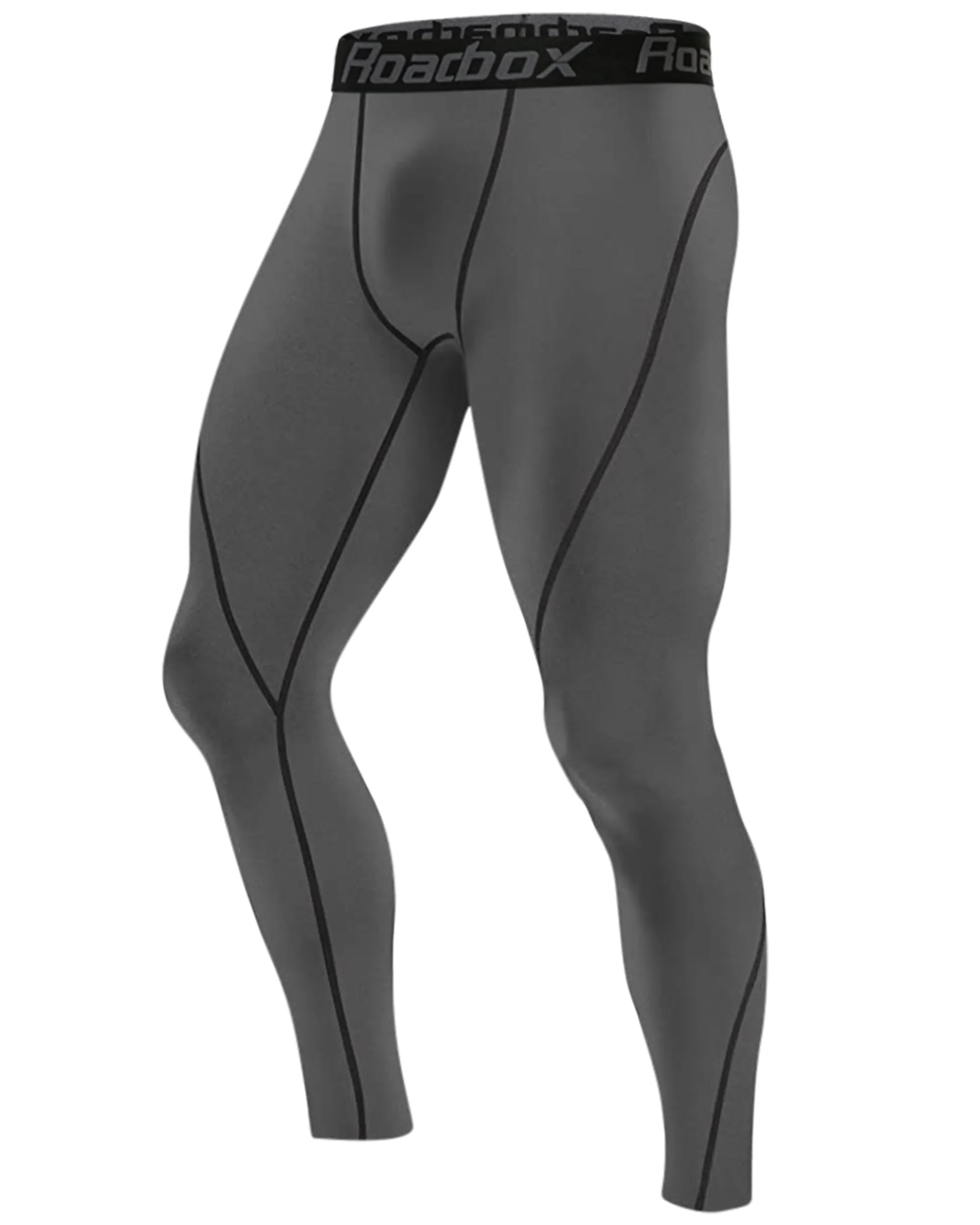 Roadbox Men's Compression Pants Base Layer Tights Leggings