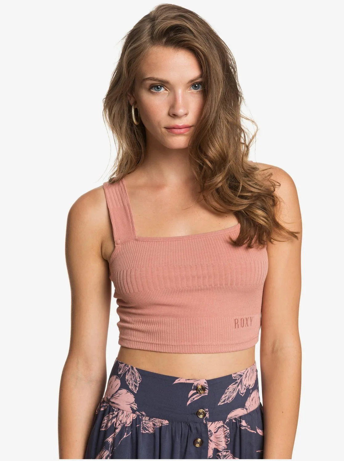 Roxy Womens Blow Away Crop Top