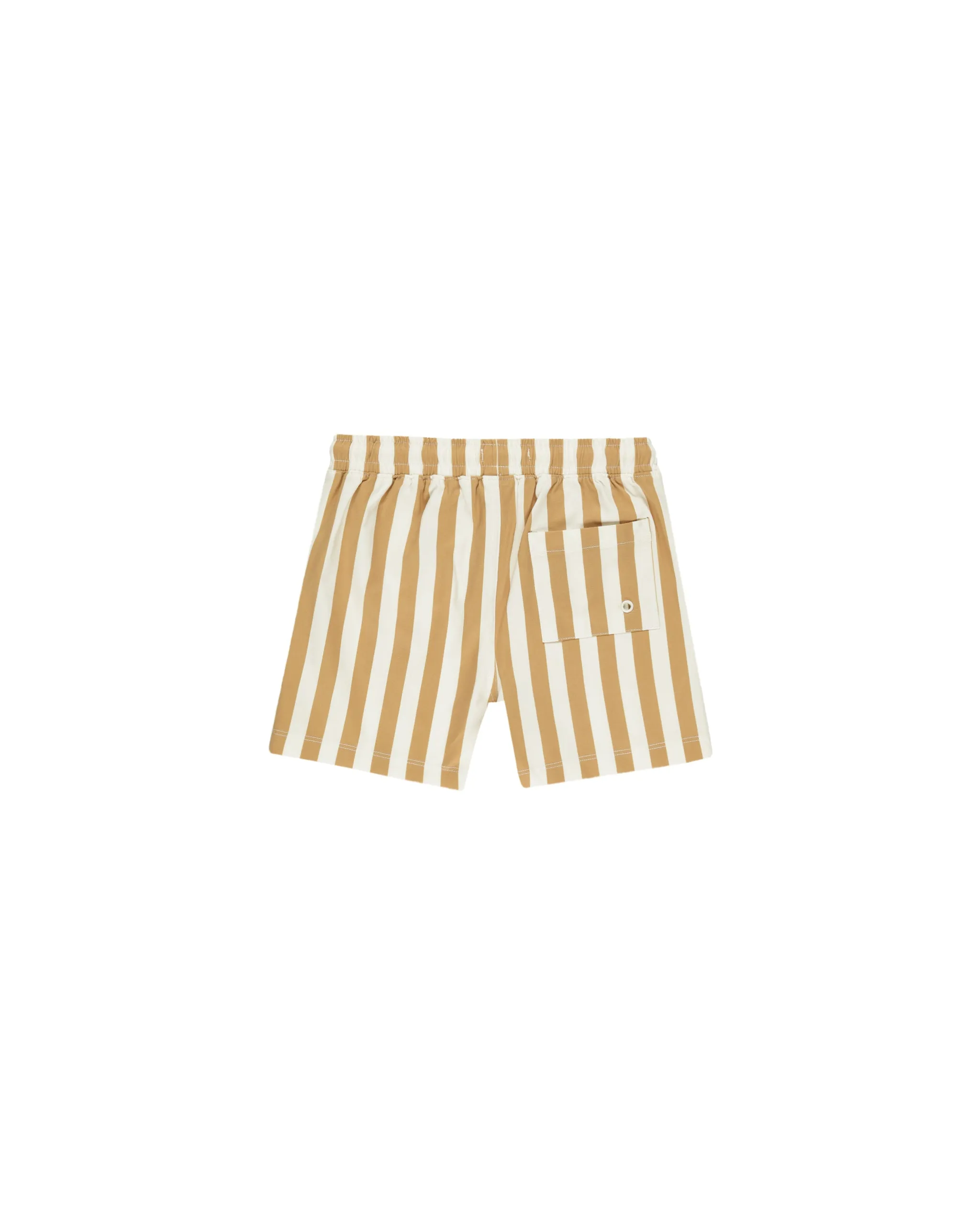Rylee & Cru Boardshorts – Marigold Stripe | Boys Sustainable Swim Trunks Canada