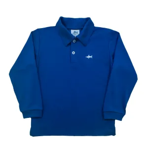 Saltwater Boys Company: Signature LS Polo - Navy
