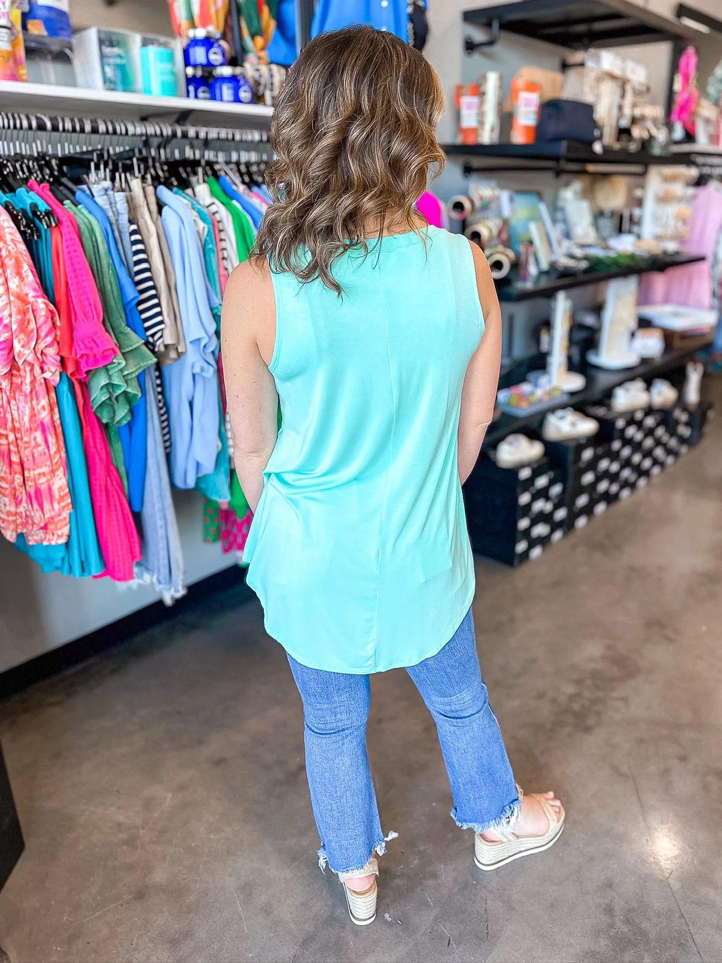Sammy Sleeveless High Low Tank