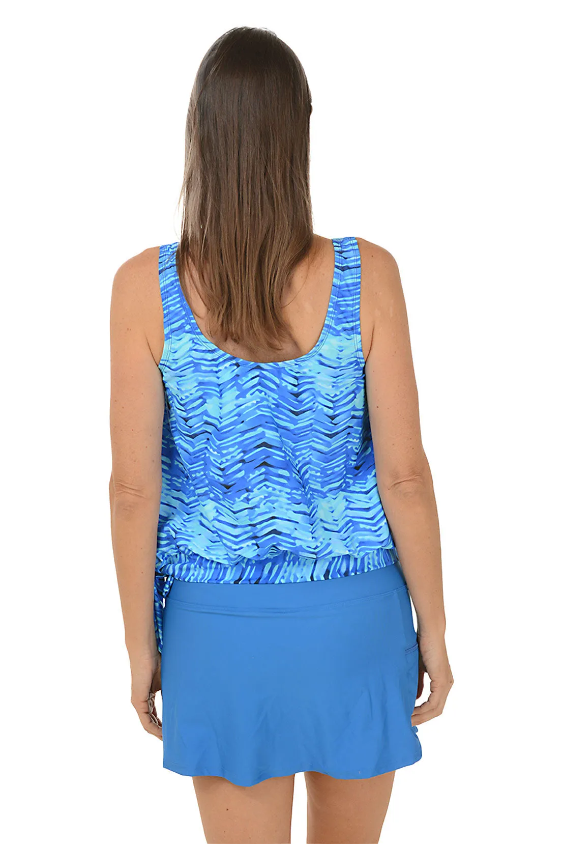 Santa Barbara Blouson Tankini Top