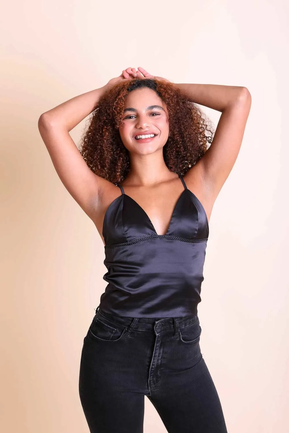Satin Crop Top - 5 colors