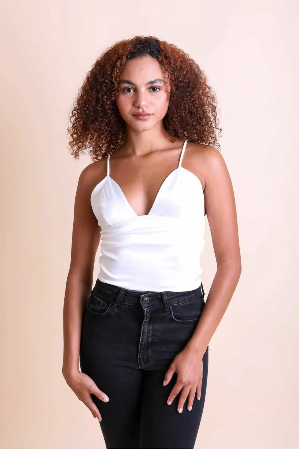 Satin Crop Top - 5 colors