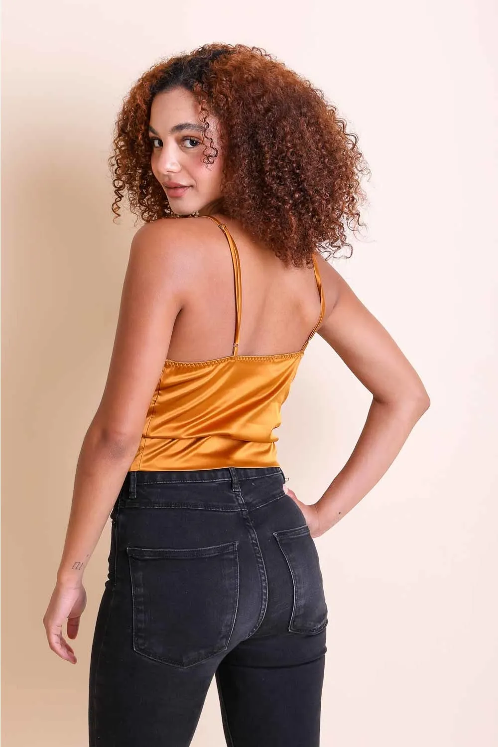 Satin Crop Top - 5 colors