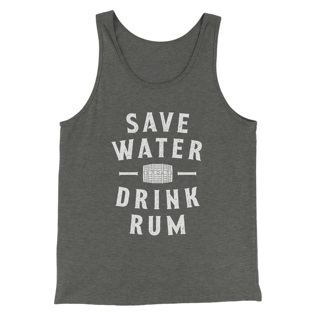 Save Water Drink Rum Men/Unisex Tank Top