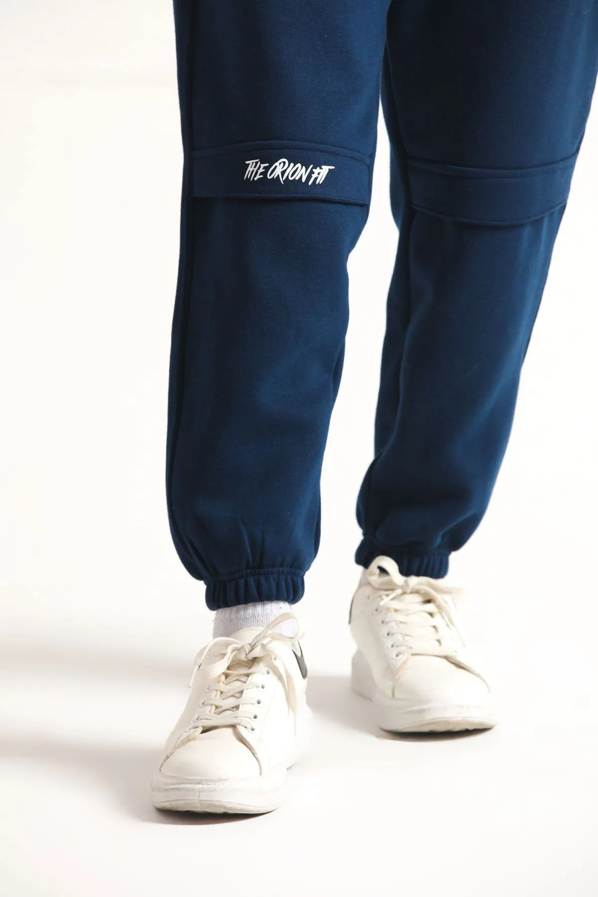 SCULPT ULTRA COMFORT CARGO TROUSERS- NAVY BLUE