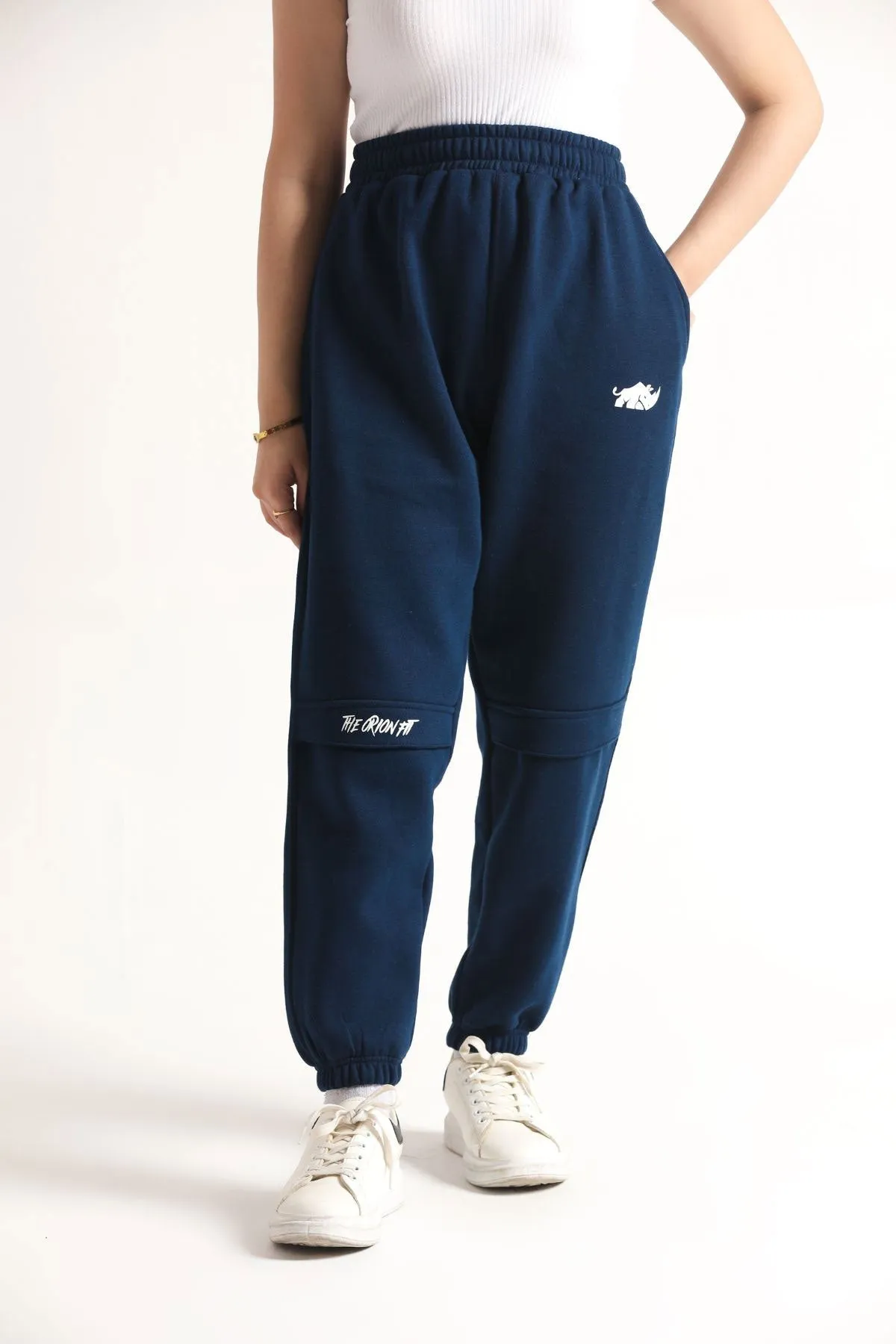 SCULPT ULTRA COMFORT CARGO TROUSERS- NAVY BLUE