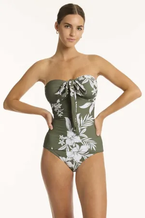 Sea Level Aloha Halter Bandeau Tankini