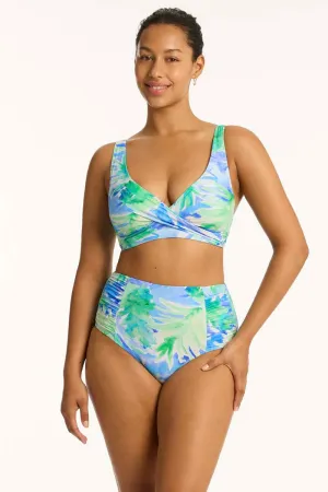 SEA LEVEL- WOMEN'S KEY LARGO CROSS BIKINI SWIM TOP