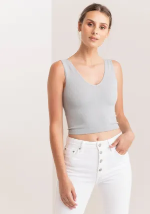 Seamless Ribbed Crop Top