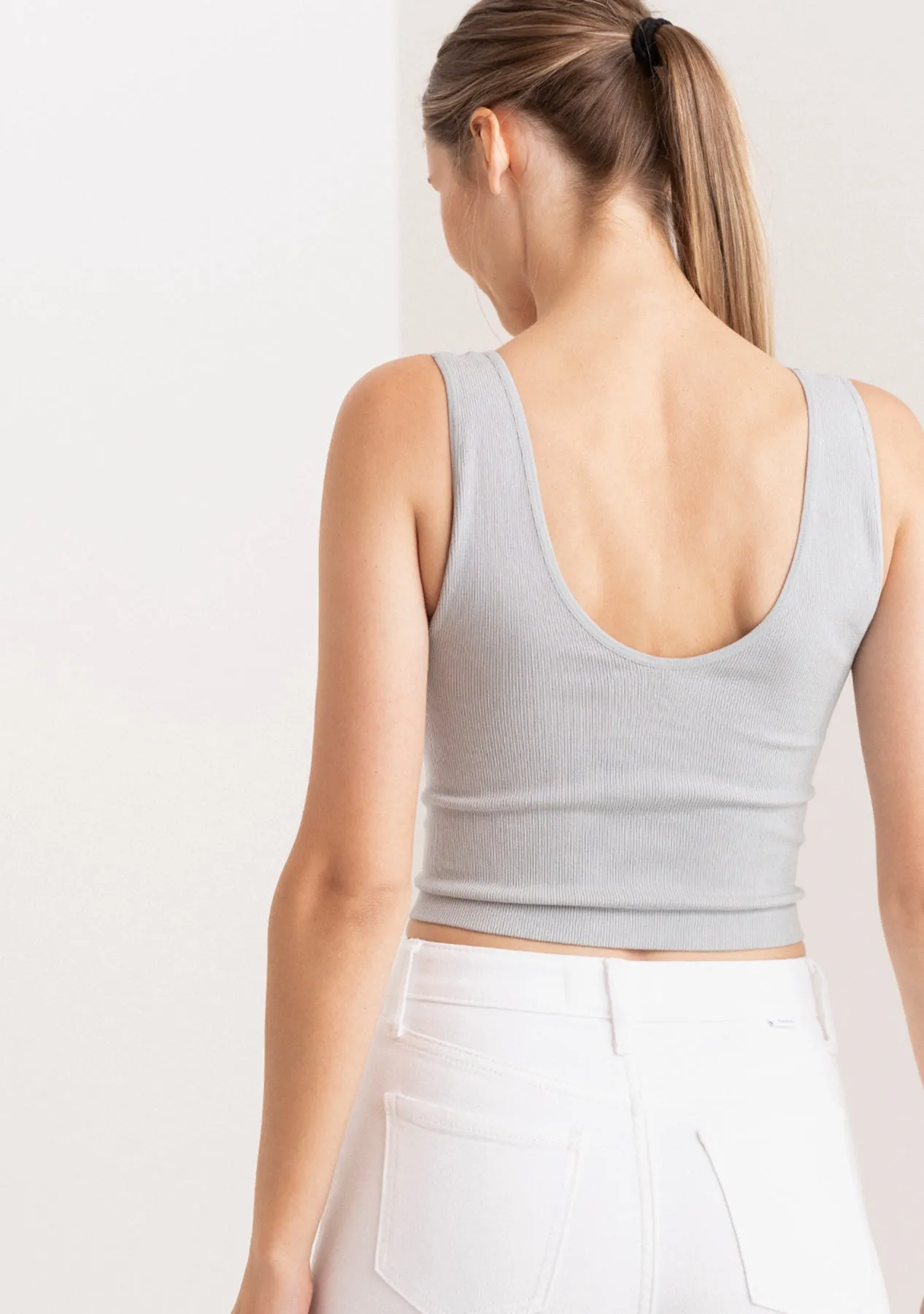 Seamless Ribbed Crop Top